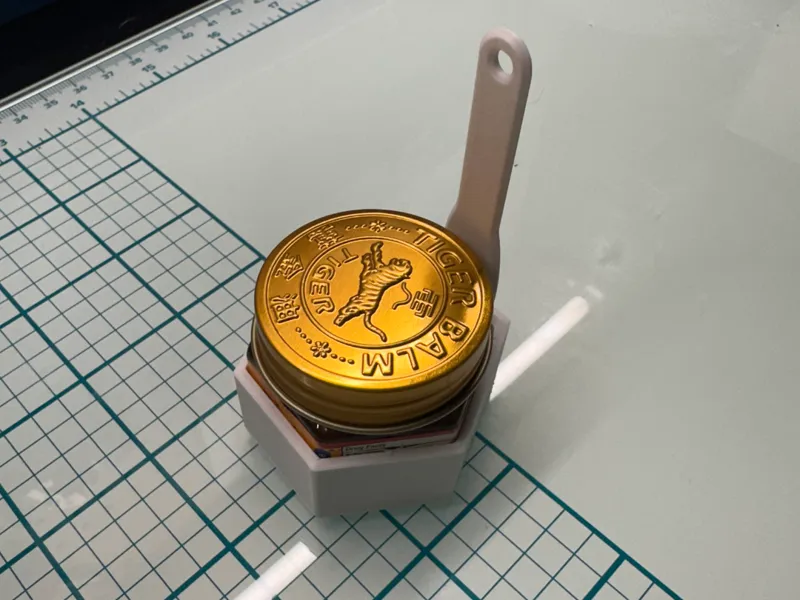 Tiger Balm and Makeup Spatula Holder