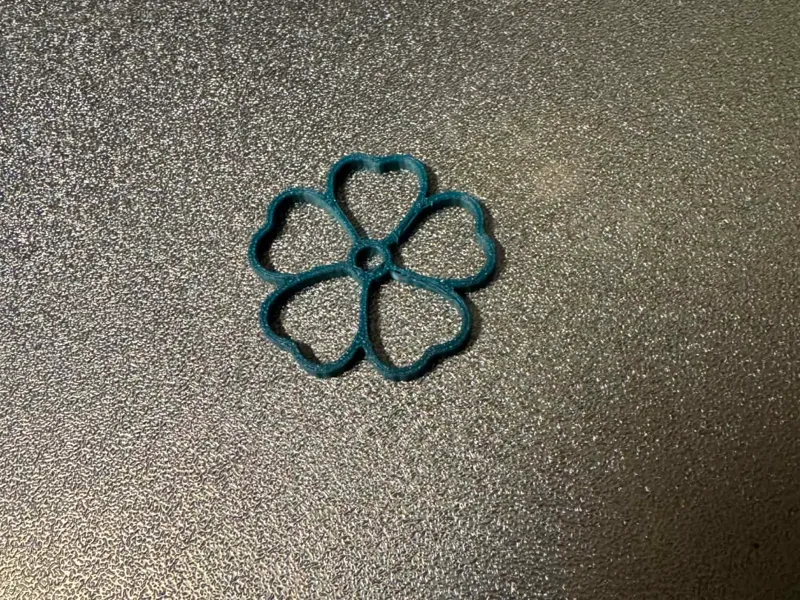 Clover Flower Decorative Model 