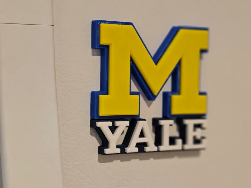University of Michigan Logo (w Spots for Magnets)