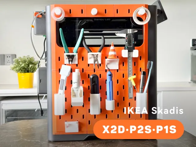 IKEA Skådis გვერდით დასამონტაჟებელი ორგანიზატორი