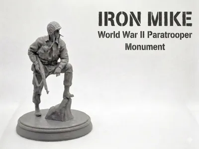 Iron Mike Statue WWII Paratrooper (Ft Bragg)