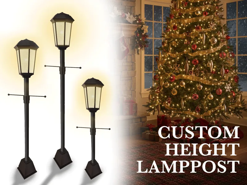 Lifesize Lamppost – Customizable Height & Décor