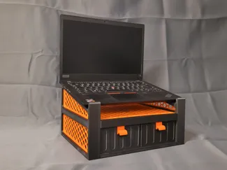 Multicolor Laptop Stand with Drawers (no AMS)