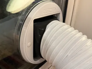 AC/Dryer Vent adapter for cat mate cat flap