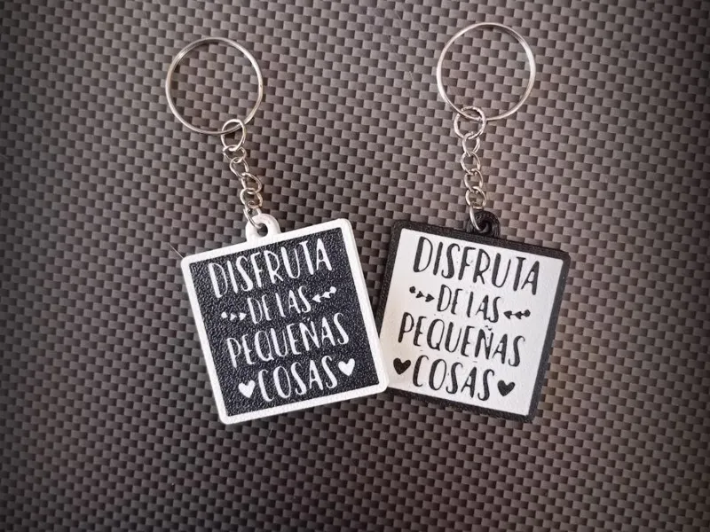 Disfruta de las pequeñas cosas LLavero