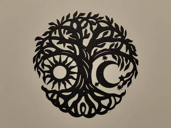 Arbre de vie soleil et lune
