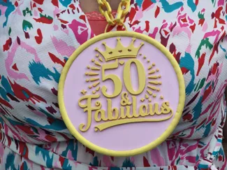 50 / 16 and Fabulous Birthday Necklace chain Sara
