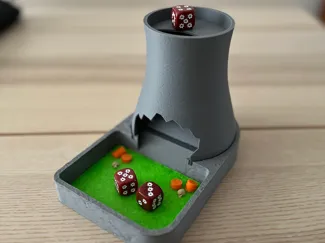 Dice tower - Nuclear cooling tower - Apocalypse