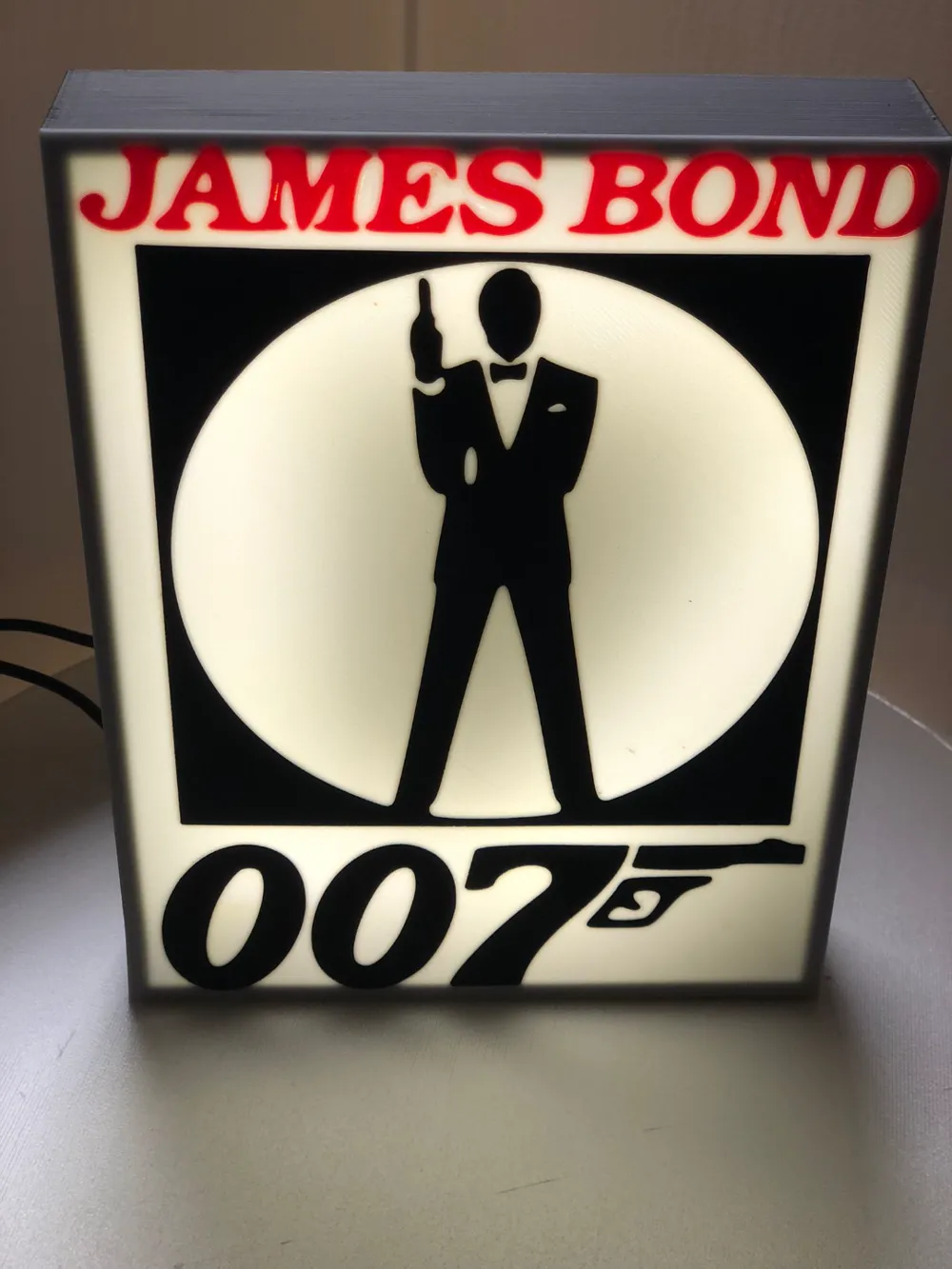 James Bond 007 Lightbox by E.T - MakerWorld