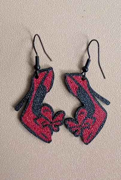 Earrings- high heels view 3