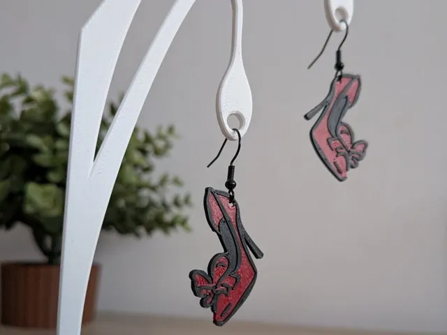 Earrings- high heels