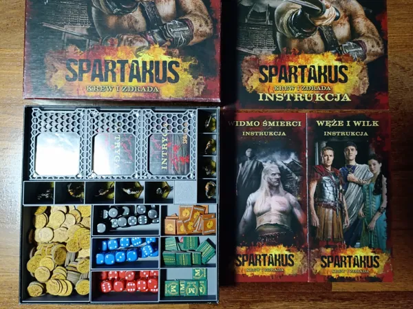 Rangement pour le jeu Spartacus et ses extensions