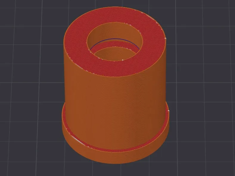 Terex TS14 steering column upper bushing