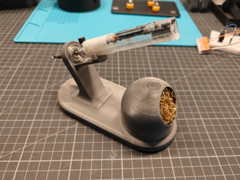 Soldering Stand - Iron + Wool Holder