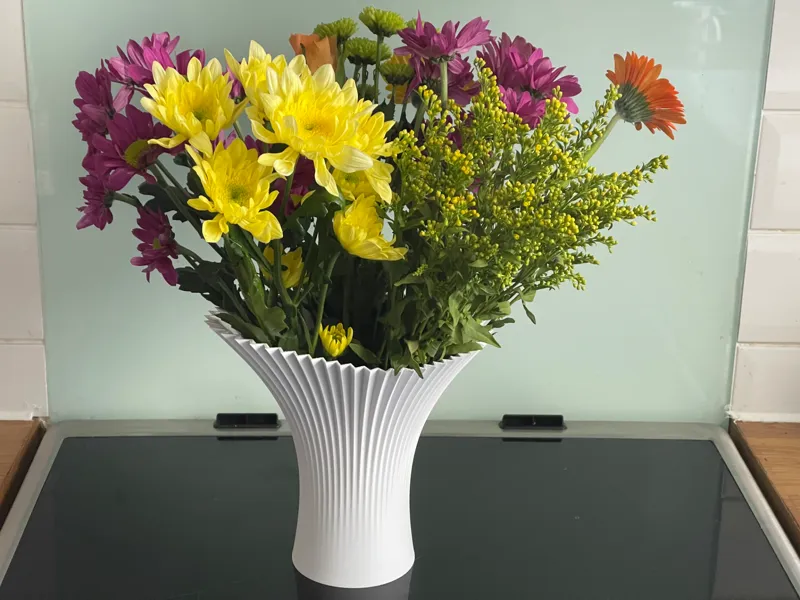 Corrugated Vase