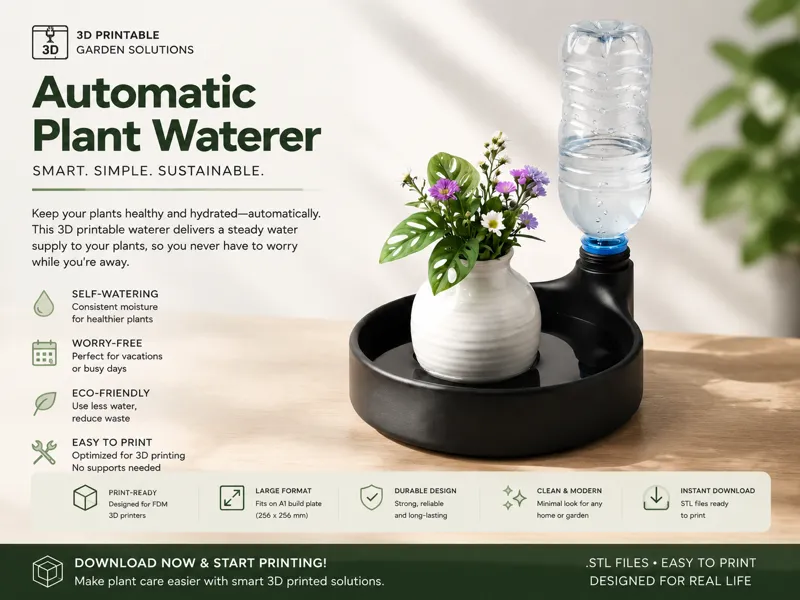Plant watering base
