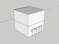0.2mm layer, 2 walls, 15% infill, PLA SILK ,15 x15 cm  white