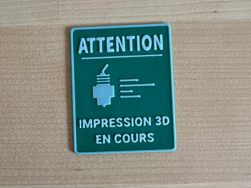 Attention Sign - French version