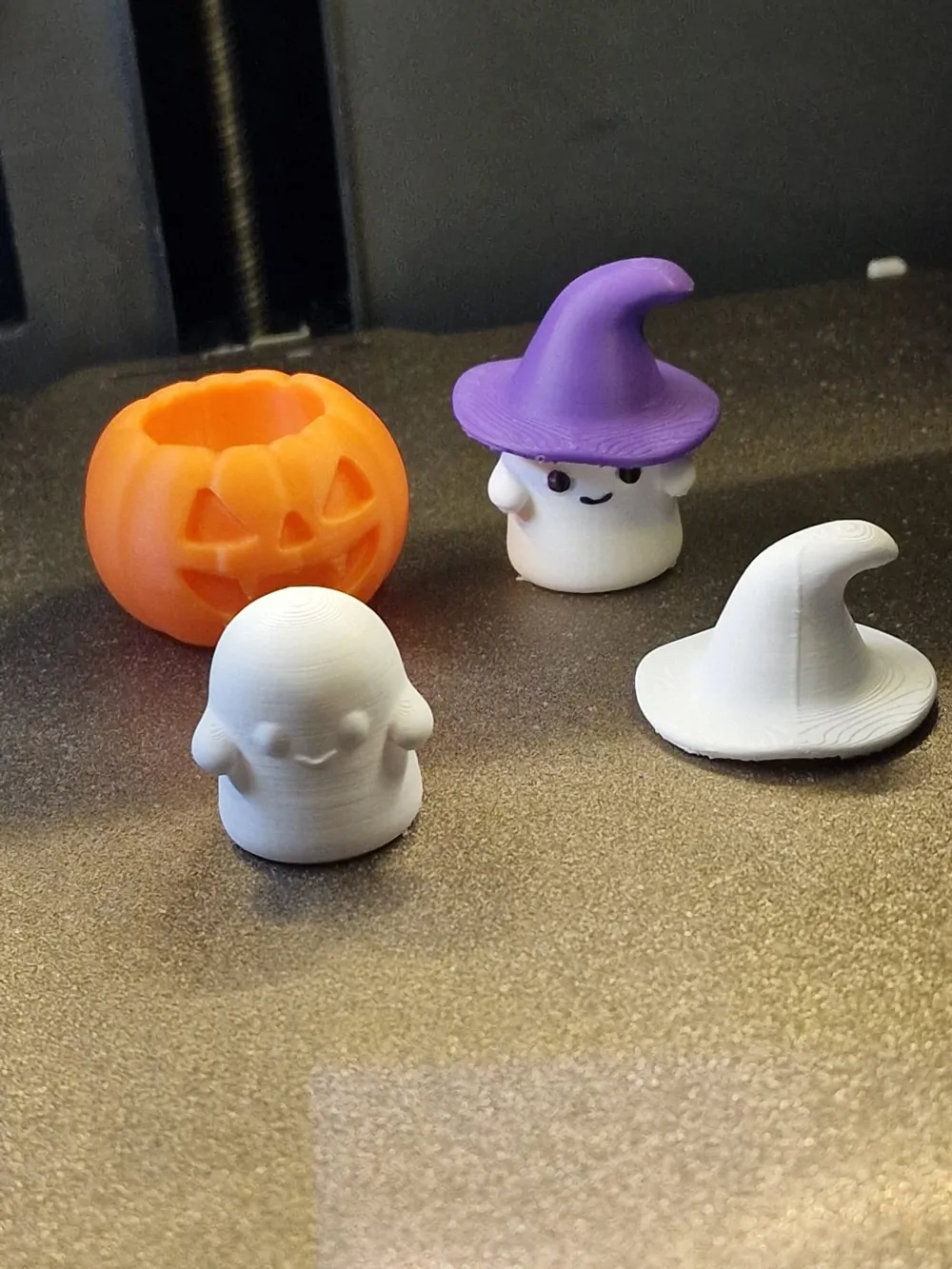 Cute Wizard Ghost in Pumpkin – Halloween Edition - Free 3D Print Model ...