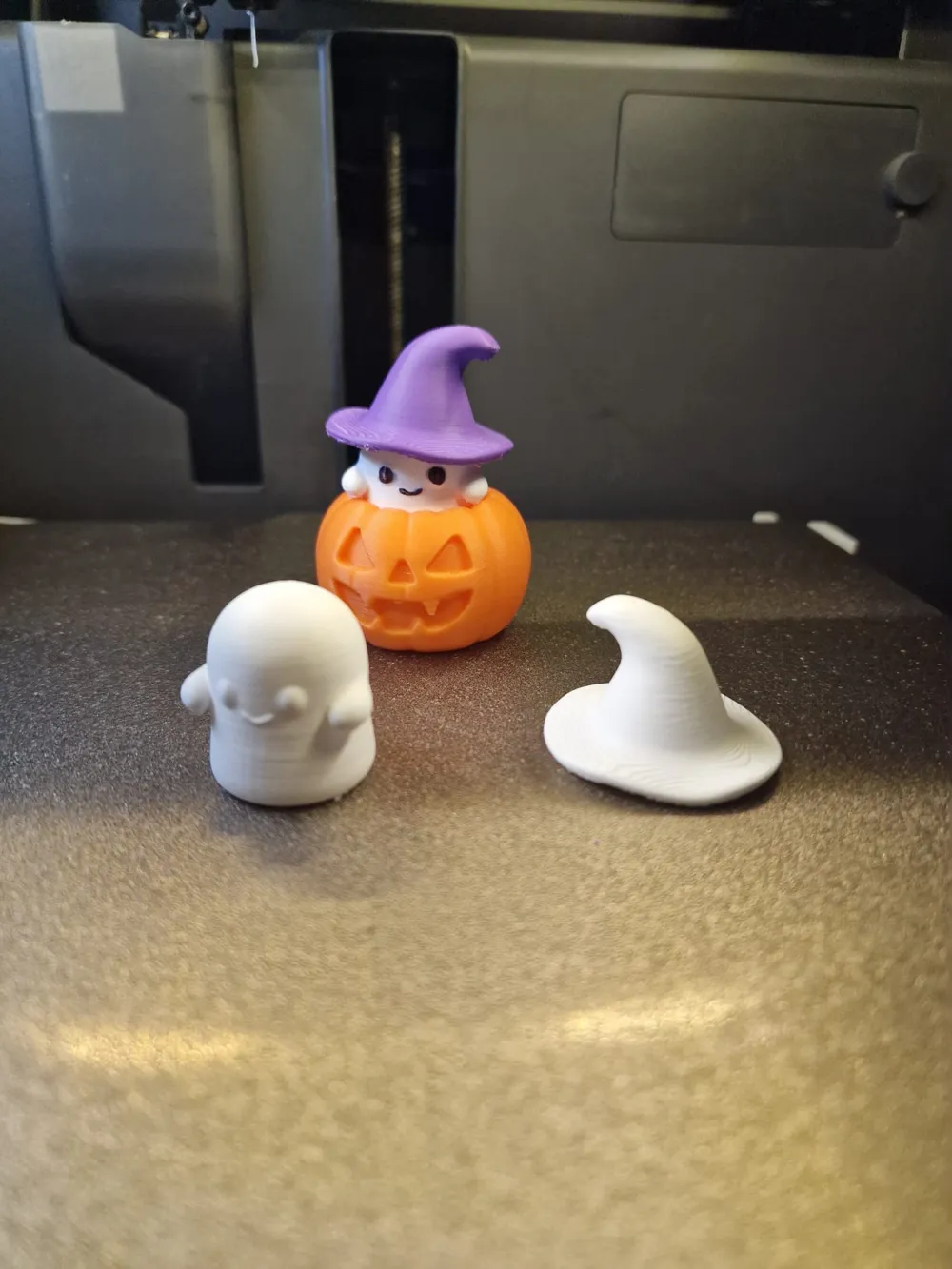 Cute Wizard Ghost in Pumpkin – Halloween Edition - Free 3D Print Model ...