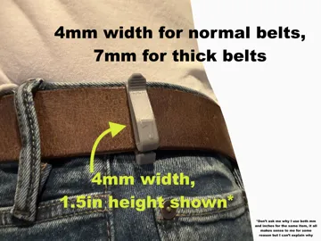 Clip o pieza de sujeción: Tactical Belt Clip Gen2 - Thin — vista de referencia 3