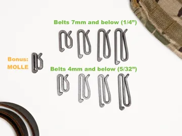 Clip o pieza de sujeción: Tactical Belt Clip Gen2 - Thin — vista de referencia 4
