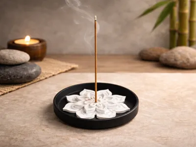 2 supporti per bastoncini di incenso, 3 in 1