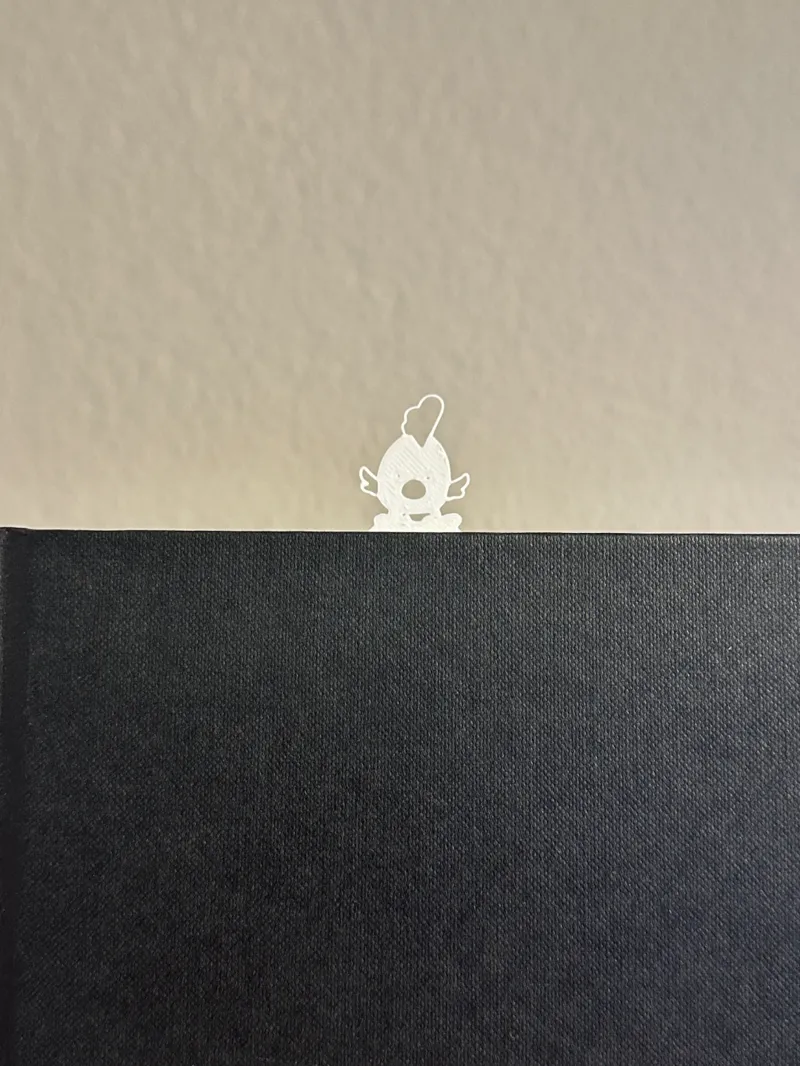 Easter chicken bookmark