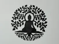Déco murale Bouddha arbre de vie — photo 2
