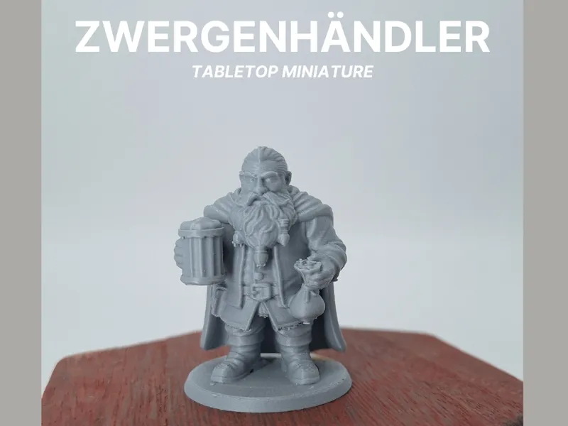 Zwerg Händler für Tabletop-Kriegsspiel DnD
