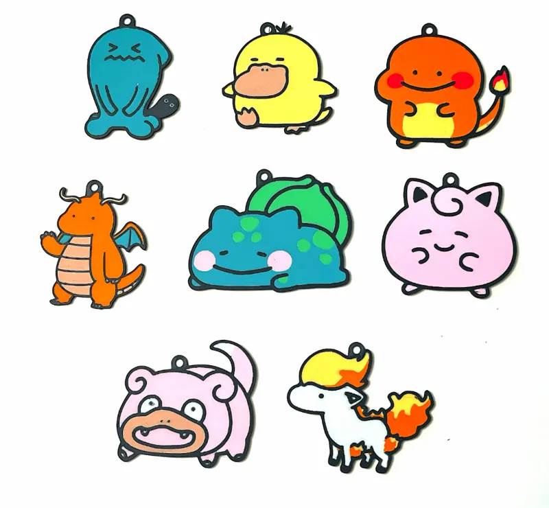 Pokemon keychain 1st Generation Within four colors