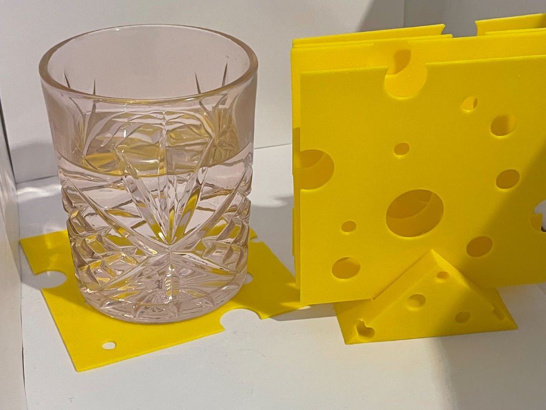 Cheese coaster