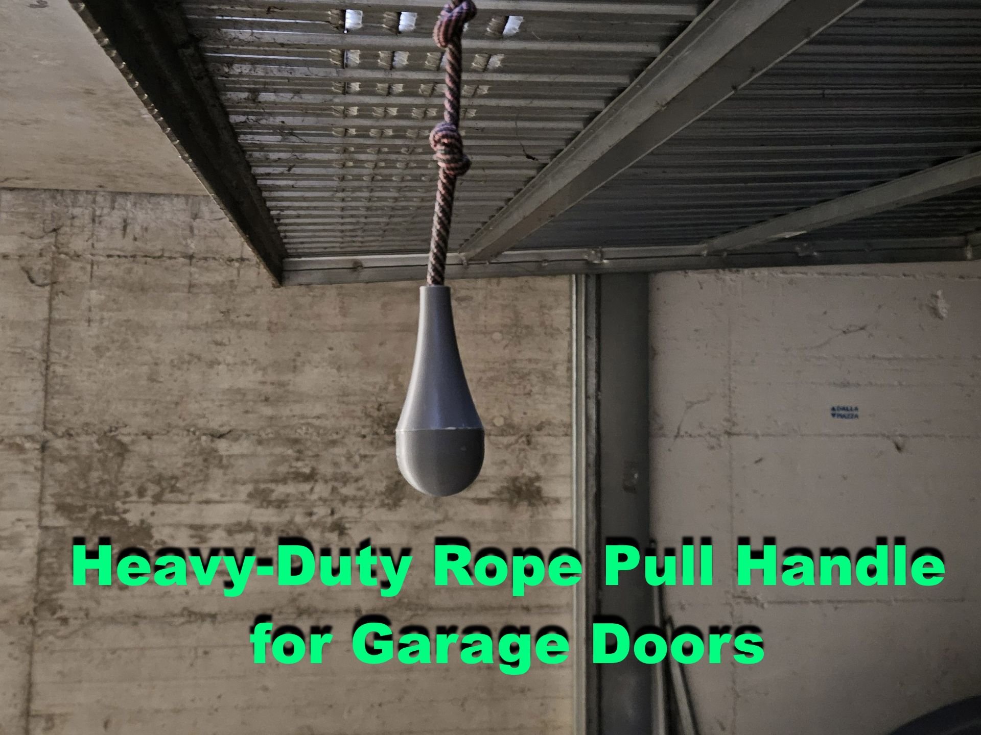 Robust Pull Handle for Overhead Garage Doors