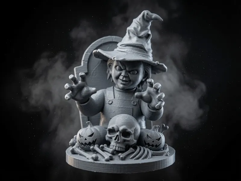 Chucky Halloween Statue