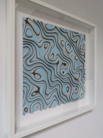 Cuadro decorativo en 3D: Waveforms #6 - Parametric Wall Art — vista de referencia 5