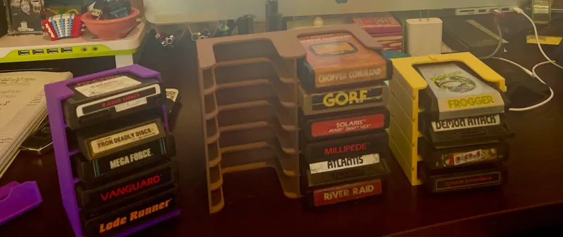 Atari 2600 Cartridge Organizational System Holder