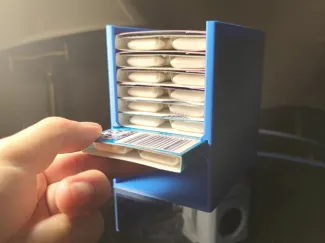 gum holder for easy access