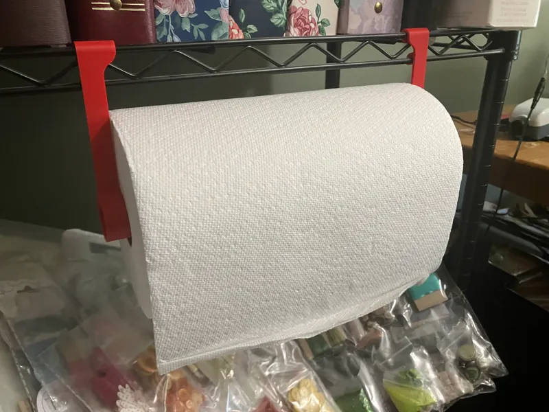 Wire Shelf Paper Towel Holder