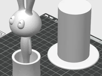 Toothpick Holder “Rabbit in the Magic Hat”