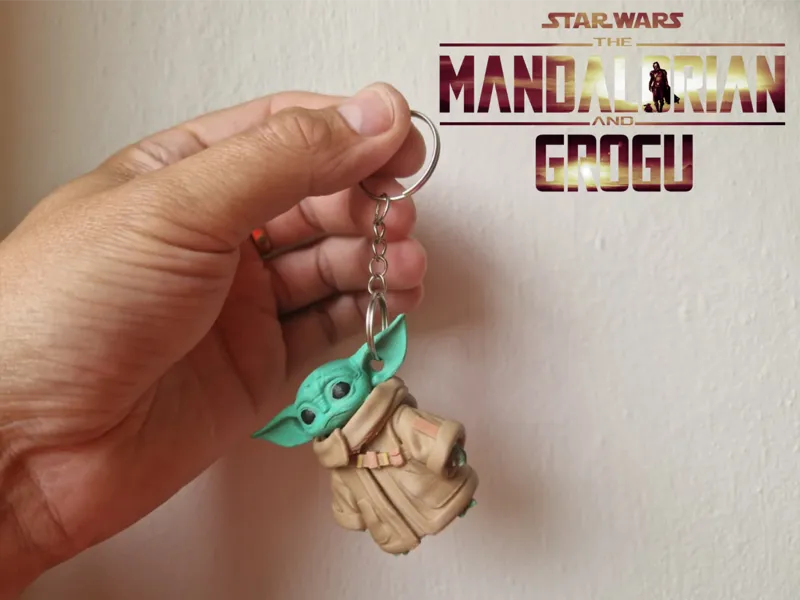 Grogu - Optional Keychain Ear Hole