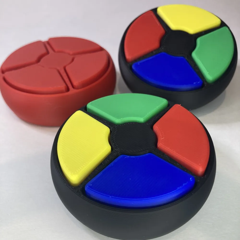 Simon Says Clicker Fidget Toy (Needs 4x Switch) - Free 3D Print Model ...