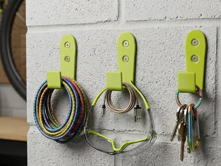 Multi-Purpose 3D Printed Wall Hook