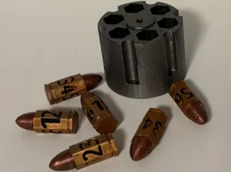 Bullet Dice with Cylinder