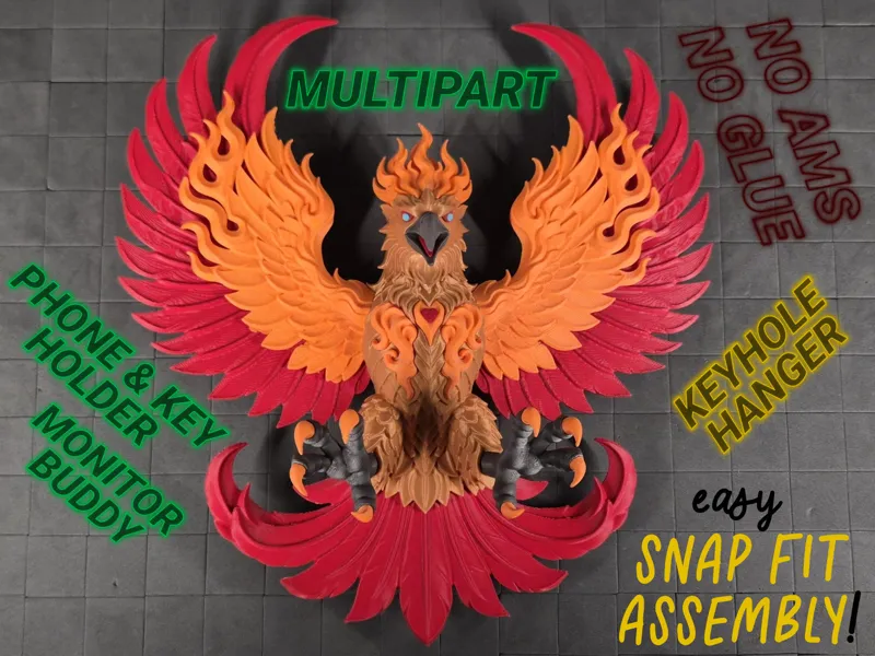 Phoenix of the Reborn Crest | Multicolor Multipart