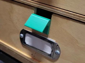 Drawer pull for Ikea plywood hobby drawers