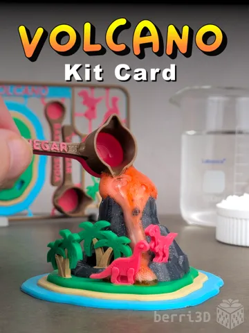 Soporte: Volcano Science Experiment Kit Card — vista de referencia 2