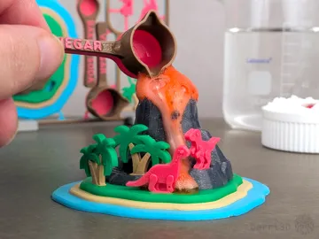 Soporte: Volcano Science Experiment Kit Card — vista de referencia 3
