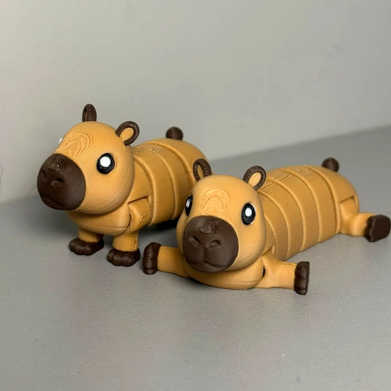 Flexi Capybara Duo - Long & Regular view 3
