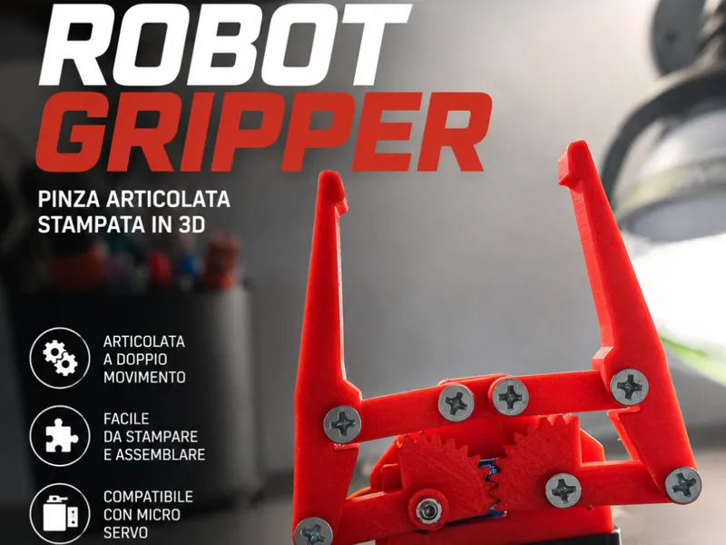 Servo Gripper for robots
