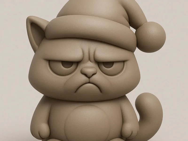 Christmas Grumpy Cat